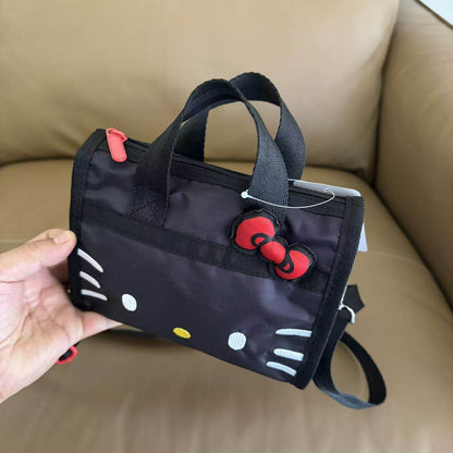 New casual small square bag women's nylon cloth bag sports mini messenger clutch bag 3273