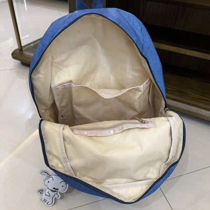 Casual schoolbag large capacity backpack backpack schoolbag 3426 small new. Can not be inserted trolley case.