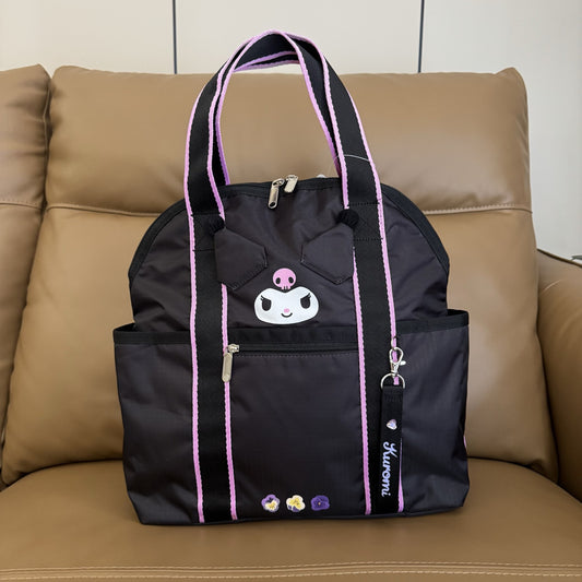 New versatile backpack student schoolbag can be put on trolley case backpack 2442
