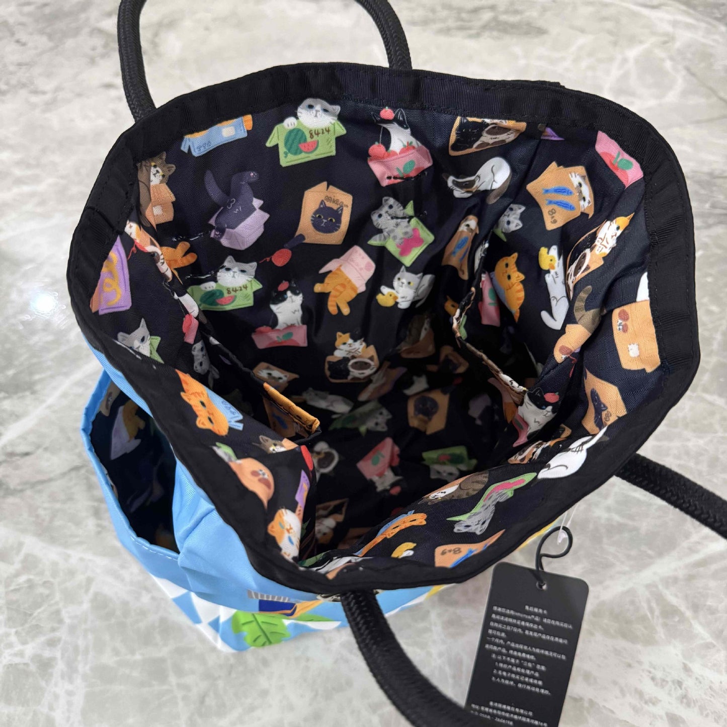 Handbag kitty printed nylon handbag small tote bag tote bag 1114
