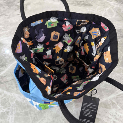 Handbag kitty printed nylon handbag small tote bag tote bag 1114
