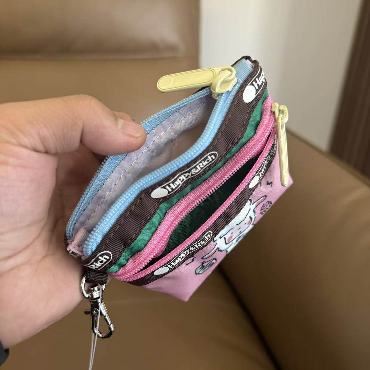 Wallet, earphones, mini card bag, storage bag 3394 size 12/8/2 cm
