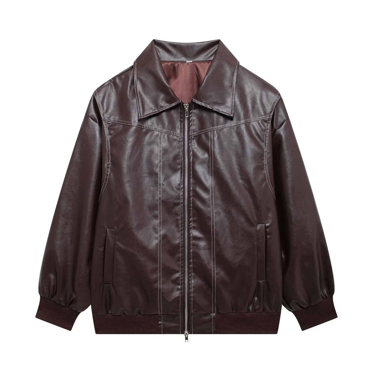 Women’s Retro Loose-Fit Jacket – Autumn Winter Fashionable American Style Outerwear
