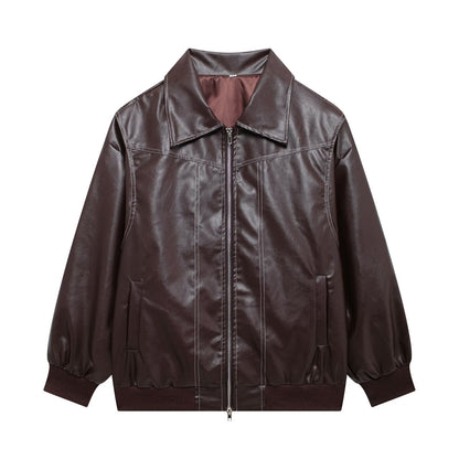 Women’s Retro Loose-Fit Jacket – Autumn Winter Fashionable American Style Outerwear