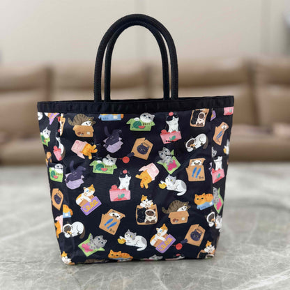Handbag kitty printed nylon handbag small tote bag tote bag 1114