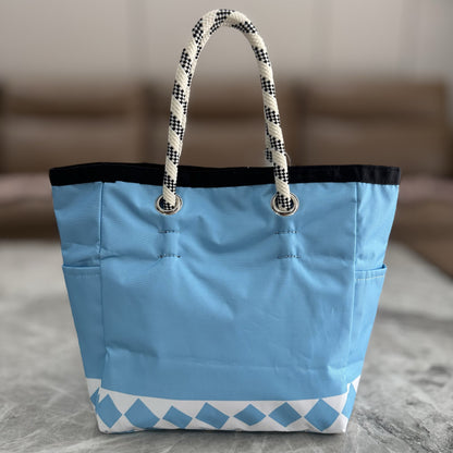Handbag Female alphabet printed nylon handbag Small tote bag tote bag 1114