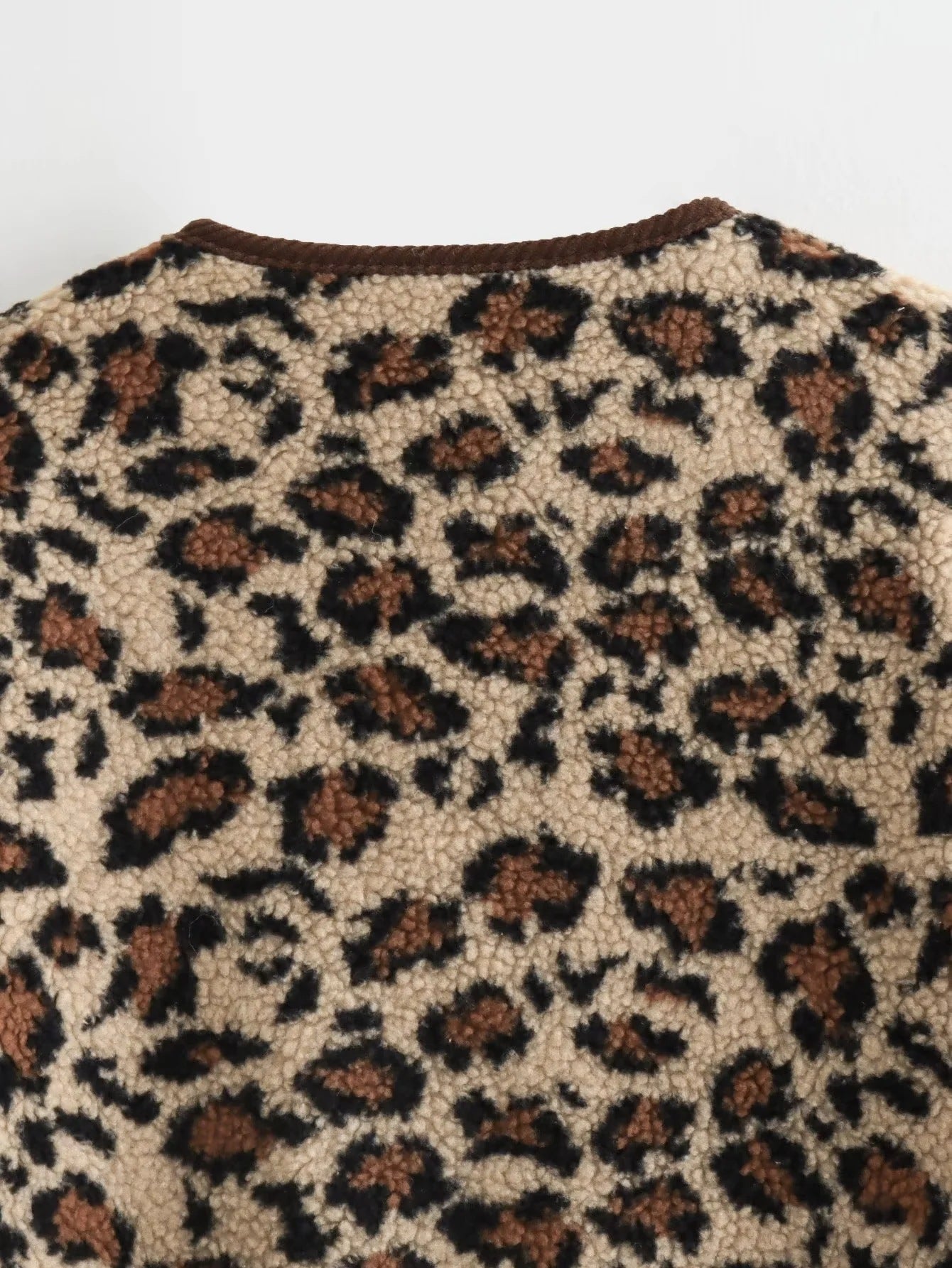 Women’s Autumn Winter Leopard Print Jacket | Casual Loose Fit Long Sleeve Outerwear