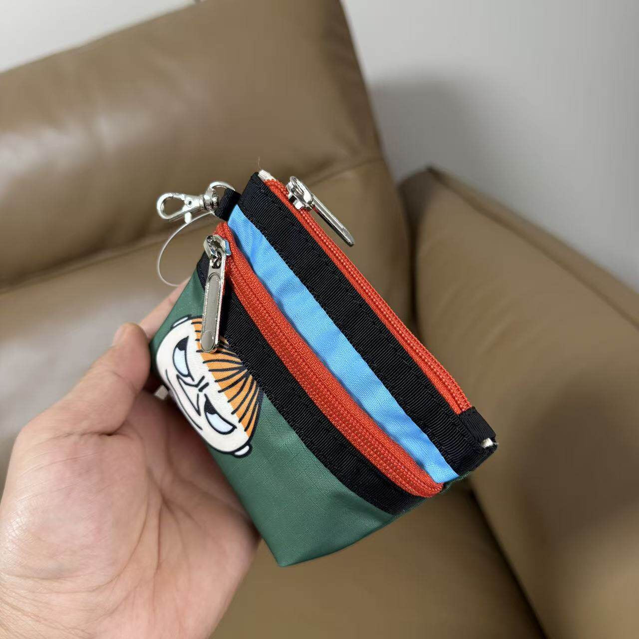 Wallet, earphones, mini card bag, storage bag 3394 size 12/8/2 cm