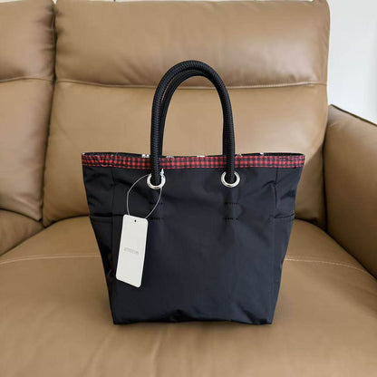Handbag Female alphabet printed nylon handbag Small tote bag tote bag 1114