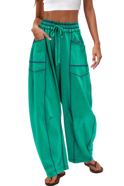 Women’s High-Waist Wide-Leg Sweatpants | Loose Fit Casual Joggers for Fall & Winter