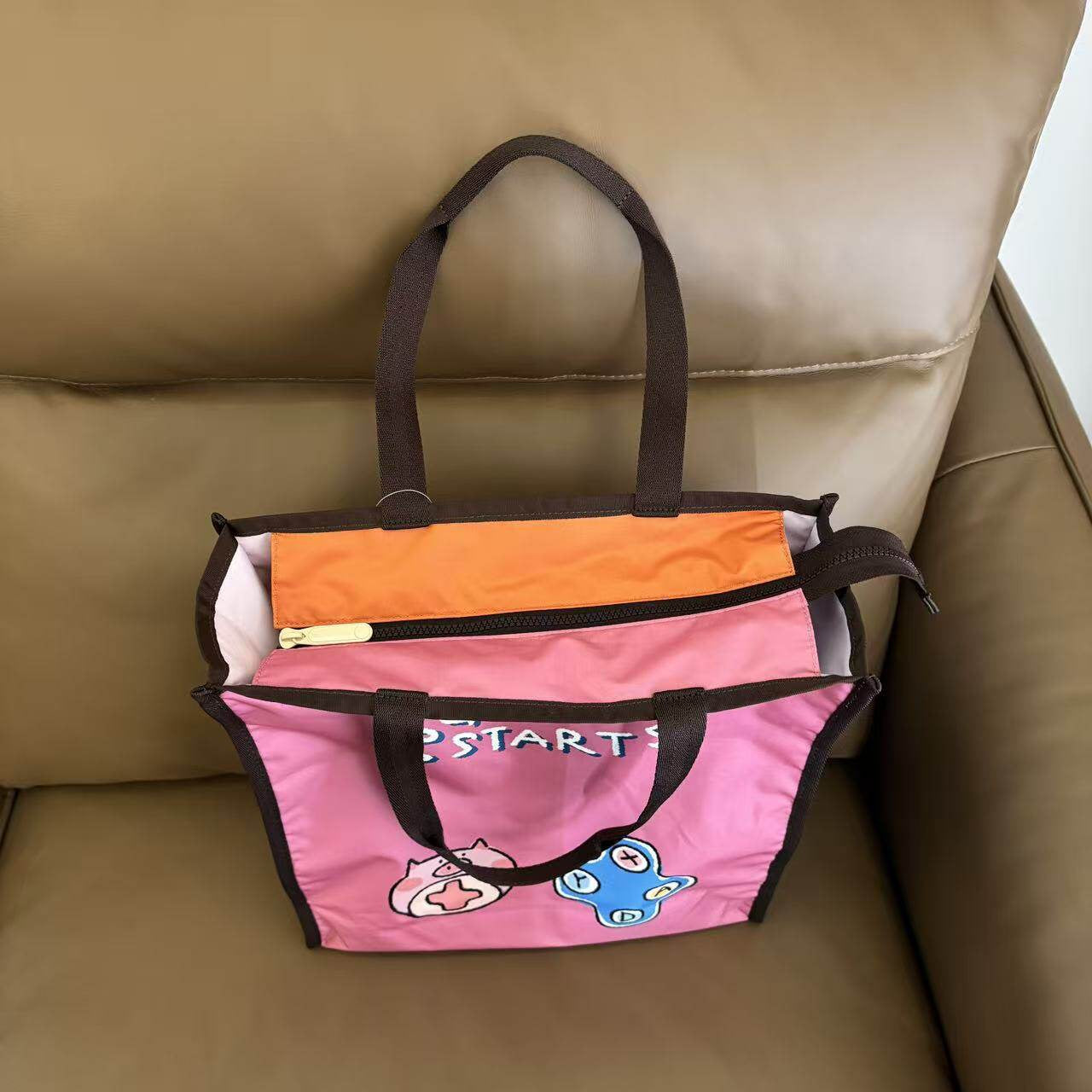 New large-capacity travel shoulder bag tote bag 3847 height 37, width 34