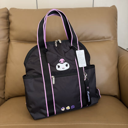 New versatile backpack student schoolbag can be put on trolley case backpack 2442