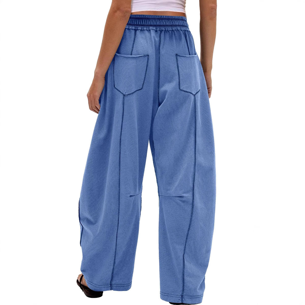 Women’s High-Waist Wide-Leg Sweatpants | Loose Fit Casual Joggers for Fall & Winter