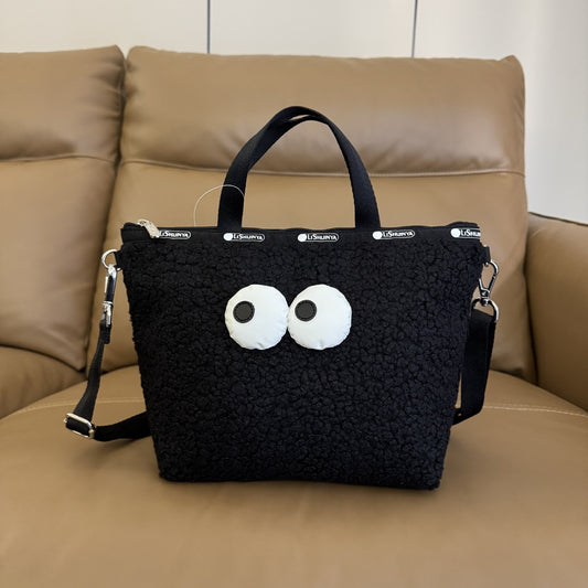 Cartoon New Trendy Large Capacity Crossbody Tote Bag L137 Size 30 Length / Height 19