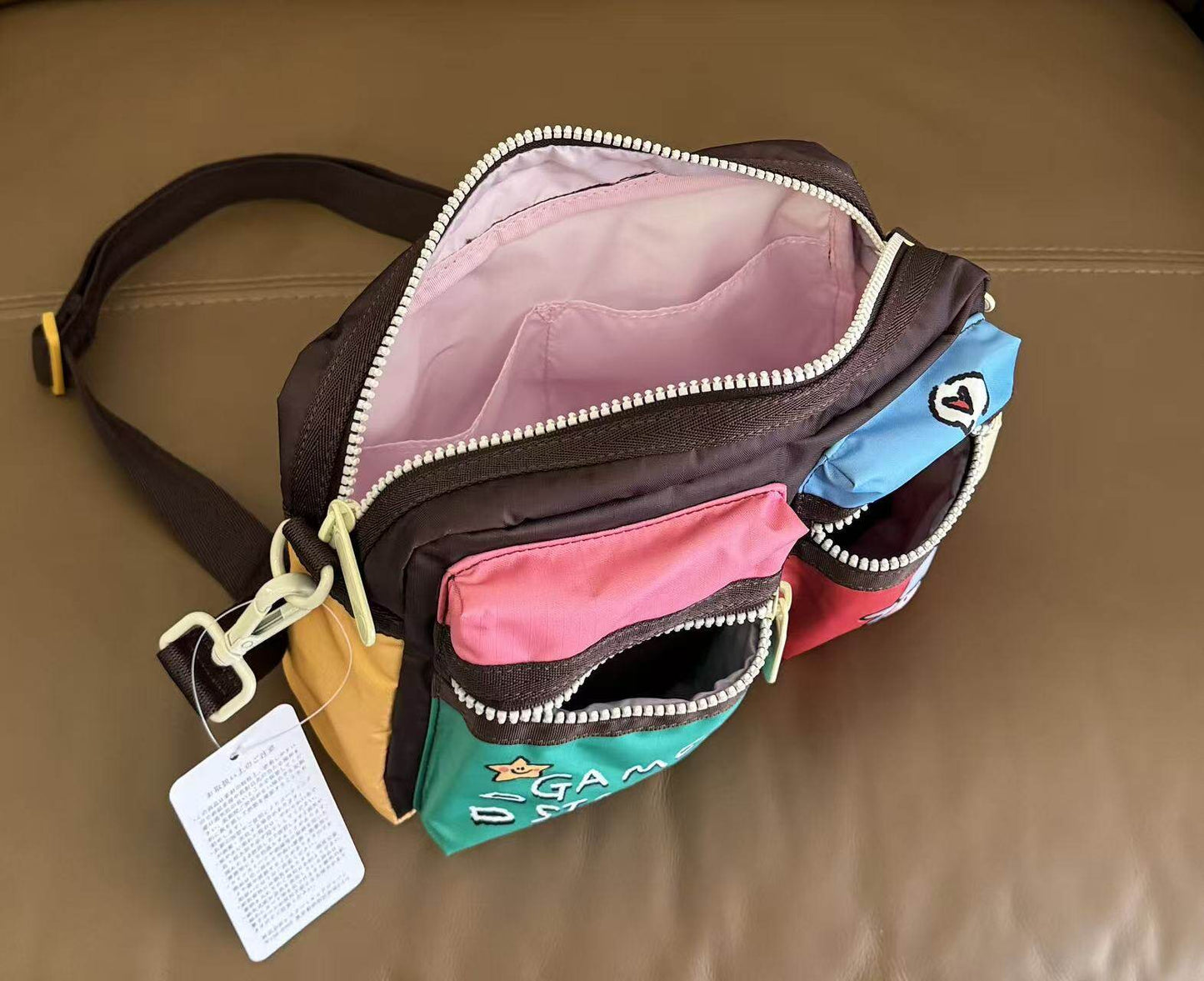 Campus out cute shoulder messenger bag L161 size 26/16/5