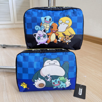 Anti-splashing cloth bag, clutch storage bag, toilet bag, cosmetic bag 7121 large size 16/22cm.