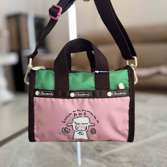 New casual small square bag women's nylon cloth bag sports mini messenger clutch bag 3273