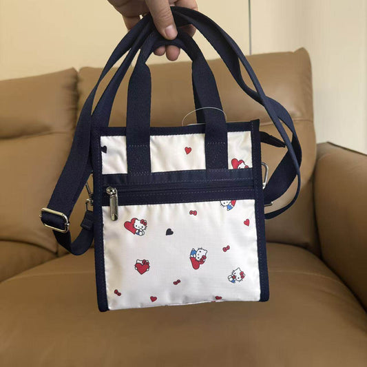 Cartoon shoulder bag handbag, messenger bag 3714 size 21/19/6 cm
