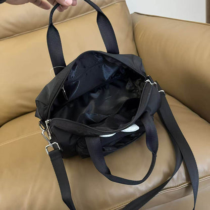 Cartoon unmarked cute big eyes tote portable messenger bag casual commuter bag X153 size 25/20/13