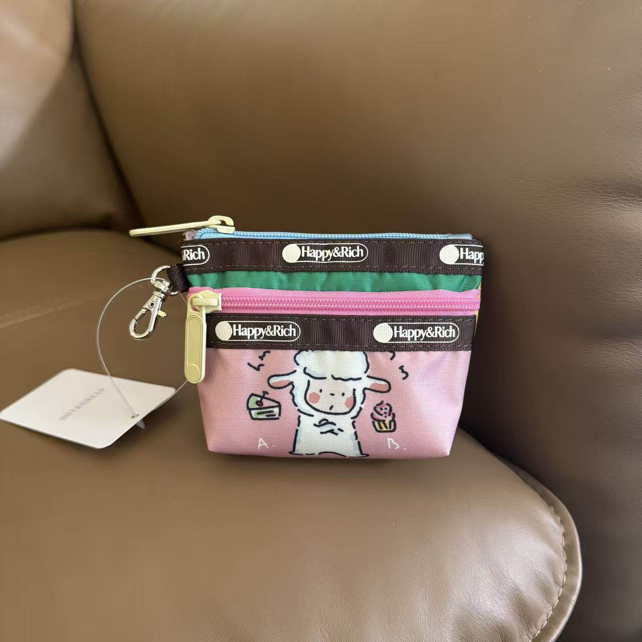 Wallet, earphones, mini card bag, storage bag 3394 size 12/8/2 cm