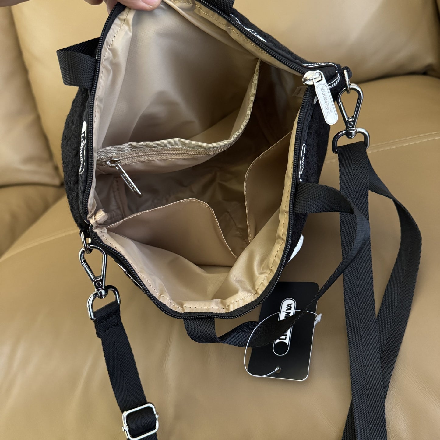 Cartoon New Trendy Large Capacity Crossbody Tote Bag L137 Size 30 Length / Height 19