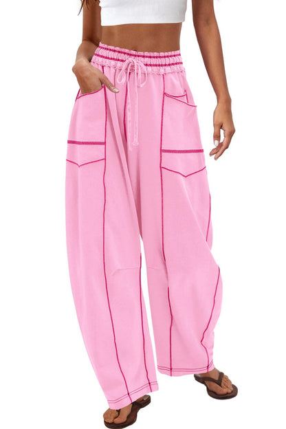Women’s High-Waist Wide-Leg Sweatpants | Loose Fit Casual Joggers for Fall & Winter